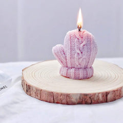 RKPM HOMES Candle Mold I 3D Fondant Silicone Scented Wax Mould I Special for Christmas Succulent Molds for DIY Handmade Aromatherapy Ornament Soap Cake Décor, Resin Art Craft (Gloves)