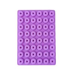 RKPM HOMES Mini Donut Shape Mold I 3D Fondant Silicone Doughnuts Baking Tray I for DIY Handmade Sugarcraft Cake Décor Chocolate Candy Polymer Clay Muffin Candy Cupcake Jelly Soap Making - 48 Cavity