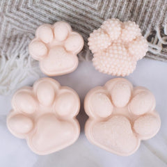 RKPM HOMES Keychain Mold I Cat Dog Paw Shape Casting Silicone Epoxy Mould I for Handmade DIY Pendant Necklace Jewelry Resin Clay Aroma Beads Car Freshie Art Craft Projects Home Décor (C)