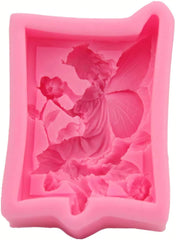 RKPM HOMES Angel Silicone Mold Craft Art Silicone Soap Mould Craft Molds DIY Handmade Soap Molds (Fairy Angel)