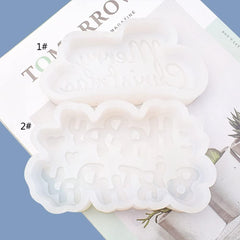 RKPM HOMES Chocolate Mould I 3D Fondant English Letters Silicone Candy Mold I for DIY Handmade Soap, Candle, Cakes French Dessert, Pastry, Muffin Cookies, Cupcake, Decoration Tools (Happy Birthday)