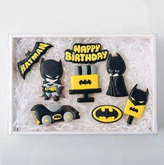 RKPM HOMES 8-Pieces Cartoon Shape DIY Cake Plunger Cutter, Biscuit Cutters Sugarcraft Cake Decorating, Batman Shape Cutter