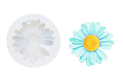RKPM HOMES Keychain Mold I Sunflower Shape with Hole Silicone Epoxy Mould I for Handmade DIY Pendant Necklace Jewelry, Resin Casting, Chocolate, Cake Décor Art Craft Making (with Hole)