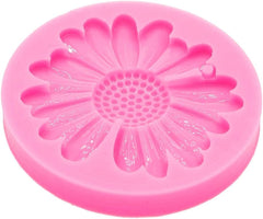 RKPM HOMES Keychain Mold I Daisy Flower Shape with Hole Silicone Epoxy Mould I for Handmade DIY Pendant Necklace Jewelry, Resin Casting, Chocolate, Cake Décor Art Craft Making (with Hole)
