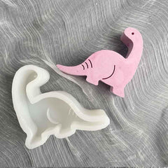 RKPM HOMES Mini Animal Shape Candle Mold I 3D Car Freshie Silicone Sculpture Mould I for DIY Handmade Aromatherapy Gypsum Soap Cake Décor Aroma Beads Car Freshie Resin Art Craft Making (Brontosaurus)