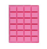 RKPM HOMES 24 Small Square Silicone Cake Mold, Chocolate Mold, Aromatherapy Plaster Mold, Easy to Release Pack of 1 Mold Size 24.5 x 21 x 1.5 cm