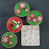 RKPM HOMES Silicone Chocolate Mold Candy Mold Jelly Ice Cube Tray Muffin Sugar Craft Fondant Mold Mould Cake Decorating Tools (Snowflake Silicone Chocolate Mold)