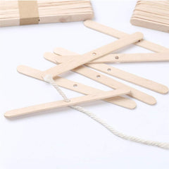 RKPM HOMES Wood Candle Wick Holder I Centering Devices Candles Wick Bars I Natural Environmental Friendly I for Handmade Soy & Beeswax Candle Making Wedding Birthday Party Home Decoration (100)