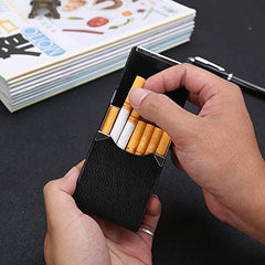 RKPM Luxurious Ultrathin Curve Design Pocket Carrying Cigarette Box With Magnet Lock-Black