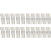 RKPM Self Adhesive Cable Clips Organizer Drop Wire Holder Cord management (Transparent) 20 Pcs