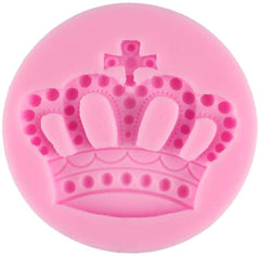 RKPM HOMES Crown Fondant Silicone Molds Princess Crown Fondant Cake Molds Crown Heart Mold for Sugar Chocolate Mold Wedding Cake Decoration Tools (1 Cavity Crown Mold)