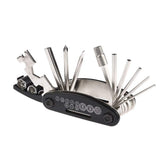 RKPM Multi-Purpose Mountain Bike Bicycle Repair Tool Kit Allen Key Spoke Wrench 16 IN 1, Metal