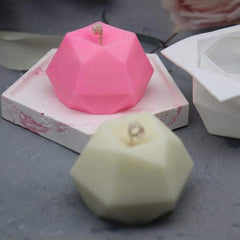 RKPM HOMES Diamond Candle Shape Cake Mold | Fondant Silicone 3D Candy Molds | Handmade Candles | Mould for Mousse Dessert Cake DIY Decorating Art Crafts | for Chocolate and Cake Decoration (8 Cavity)