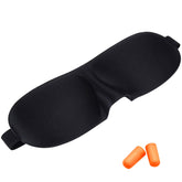 RKPM HOMES Fabric Rkpm Sleep Mask-Lightweight & Comfortable Super Soft Adjustable 3D Contoured Eye Masks For Sleeping, Travel, Shift Work, Naps, Night Blindfold Eye Shade With Ear Plug 2Pcs