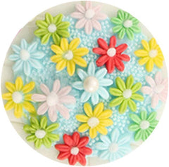 RKPM HOMES Cupcake Fondant Mold I 3D Flower Silicone Chocolate Mould I for DIY Handmade Sugarcraft Cake Decoration, Polymer Clay, Candy, Cookies, Muffin, Soap Resin Wax Making Crafting (RK914)
