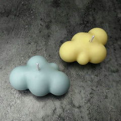 RKPM HOMES Cloud Shape Candle Mold I 3D Fondant Silicone Scented Wax Mould I Succulent Molds | Handmade Candles Making | for Mousse Dessert Soap Cake DIY Decorating