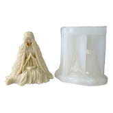 RKPM HOMES Statue Candle Mold I 3D Fondant Witch Girl Shape Silicone Scented Sculpture Mould I for Handmade Ornament Aromatherapy Cake Décor Soap Soy Wax Resin Art Craft Making Gifts Home Decoration