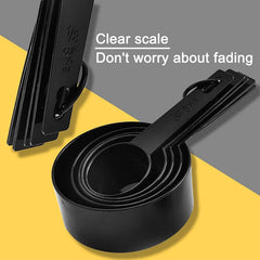 RKPM HOMES Measuring Cups and Spoons Set of 10 Metric Measurement for Baking/Cooking, Food Grade (Measuring Spoon Set of 10 Black)