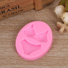RKPM HOMES Silicone Fondant Mold Chocolate Candy Gumpaste Sugarcraft Cake Decorating Tools Paper Clay Mold (Beach Bikini)
