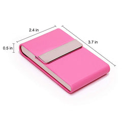 RKPM Luxurious Ultrathin Curve Design Pocket Carrying Cigarette Box With Magnet Lock (Pink)
