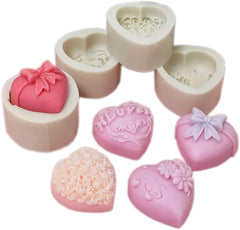 RKPM HOMES Cake Mould I 3D Fondant Small Love Flower Silicone Mold I Special for Valentine's Day I for DIY Handmade Candle Ornament, Cake Décor, Aromatherapy, Soap, Resin Art Craft (Rose)