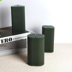 RKPM HOMES Candle Mould I 3D Polycarbonate Candlestick Wax Mould I for DIY Handmade Cake Décor Aromatherapy Soap Practical Novelty Art Crafts Making Home Wedding Dinner Party Decoration (Triangle)