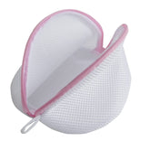 RKPM HOMES Mesh Garment & Laundry Bag I Bags with Zipper I Double Layer Washing Bag for Washing Machine Lingerie Washer I for Women Girl Bra Underwear Socks Stockings Travel – Triangle Shape (Pink)