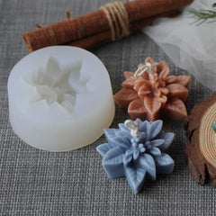 RKPM HOMES Camellia Lotus Shape Candle Mold I 3D Fondant Flower Silicone Scented Wax Mould I for DIY Handmade Ornament, Cake Décor, Aromatherapy, Plaster, Soap, Resin Art Craft, Home Party Decoration