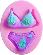 RKPM HOMES Silicone Fondant Mold Chocolate Candy Gumpaste Sugarcraft Cake Decorating Tools Paper Clay Mold (Beach Bikini)