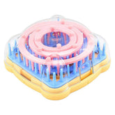 RKPM HOMES Loom Yarn Flower Corsage Craft Maker Weaver Kit Tools - Random Color (1 Set), Multi-Coloured