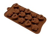 RKPM HOMES Teddy Bear and Heart Shape Chocolate Mould | Silicone Candy Mold | Baking Tools for Cake Chocolate Candy Ice Jelly | Cake Baking Moulds | Bakeware Molds | Brown – 14 Cavity