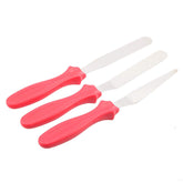 RKPM 3-in-1 Multi-Function Stainless Steel Cake Knife Set, 3-Pieces, Multicolor