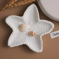 RKPM HOMES Coaster Resin Mold I Irregular Starfish Concrete Silicone Epoxy Resin Deep Casting Tray I Plate for DIY Homemade Ornament Art Crafts Jewelry Storage Box Ring Trinket Container Home Décor