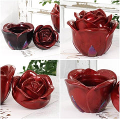 RKPM HOMES Flower Storage Box Resin Mold I 3D Rose Shape Silicone Epoxy Casting Jar Mould with Lid I for DIY Handmade Crafts Ornament Boxes Jewelry Cosmetic Organizer Ring Trinket Container Home Décor