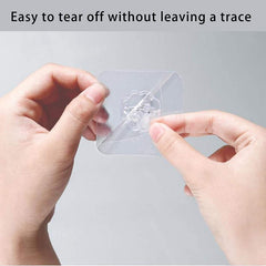 RKPM HOMES Transparent-Glue Hooks Hooks for Hanging - Heavy Duty Shower Sticky Hooks Key Hook Seamless Waterproof and Oil Proof,for Kitchen Bathroom Ceiling Window 24 Pack
