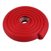 RKPM Baby Safety Edge Corner Guard Strip - Furniture Edge Cushion Corner Cover - 2 Meter (6.5 Feet) Safety Stripe (Red 2 pcs)