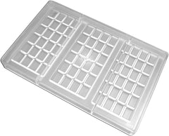 RKPM HOMES Chocolate Mould Tray I Break Apart Bar Dairy Milk Chocolate Mold I Polycarbonate Molds DIY 3D Candy Bar I Ideal for Chocolate and Cake Decoration | Cake Baking Moulds - 3 Cavity