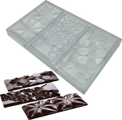 RKPM HOMES 3 in 1 Chocolate Mould Tray I Mini Bar and Big Bar Dairy Milk Chocolate Mold I Polycarbonate Molds DIY 3D Candy Bar I Ideal for Chocolate and Cake Decoration | Cake Baking Moulds