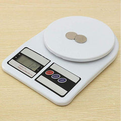 RKPM HOMES® Electronic Kitchen Digital Weighing Scale Weighing Machine Scale with Backlit, Multipurpose (SF-400 - Color White, 10 Kg)