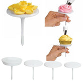 RKPM Cake Flower Nail, Grocery House 4PCS Cupcake Icing Cream Decorating Nail Tool Cake Flower Needles, Flower Lifters