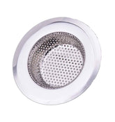 RKPM HOMES Kitchen Sink Strainer Stainless Steel Drain Filter Strainer with Large Wide Rim 9 Cm for Kitchen Sinks (1 Pcs)