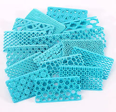 RKPM HOMES Cake Fondant Embossing Mould, Lace Flower Cookie Cutter Set, Diamond Shaped Biscuit Molds, Cake Fondant Cupcake Decorating Tool (Bypass)