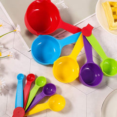 RKPM HOMES Measuring Cups and Spoons Set of 10 Metric Measurement for Baking/Cooking, Food Grade (Measuring Spoon Set of 10)