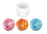 RKPM HOMES Small Rose Bud Candle Mold I 3D Fondant Close Peony Flower Silicone Scented Wax Mould I Succulent Molds for DIY Handmade Ornament Cake Décor Aromatherapy Soap Resin Art Craft Making - 1 Pcs