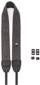 RKPM HOMES Camera Strap Sling belt I Adjustable Shoulder Neck Vintage I Cotton Leather finish Hooks Safety cross-body for All DSLR Camera Nikon Canon Sony Pentax I Suitable for Women Men – Gray