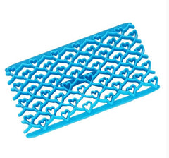 RKPM HOMES Cake Fondant Embossing Mould, Lace Flower Cookie Cutter Set, Diamond Shaped Biscuit Molds, Cake Fondant Cupcake Decorating Tool(Heart)