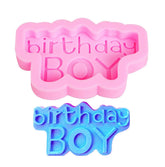 RKPM HOMES Birthday Boy Shape Cake Mould | Silicone Fondant 3D Candy Mold | Baking Tools for Cake Chocolate Candy Ice Jelly Soap Pudding | Cake Baking Moulds | Bakeware Molds | Multicolor