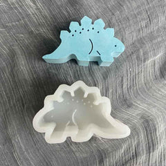 RKPM HOMES Mini Animal Shape Candle Mold I 3D Car Freshie Silicone Sculpture Mould I for DIY Handmade Aromatherapy Gypsum Soap Cake Décor Aroma Beads Car Freshie Resin Art Craft Making (Stegosaurus)