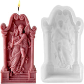 RKPM HOMES Candle Molds I 3D Angel Cute Couple Scented Succulent Mould I for DIY Handmade Ornament, Cake Decor, Aromatherapy, Soap, Resin Epoxy Casting Art Craft Making, Home Office Decoration