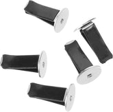 RKPM HOMES Metal Round Head Car Air Vent Clip I Auto Freshener Clips I Air Conditioner Car Outlet Perfume Clips Air Fresheners Interior Accessories - 10 Pcs (Black, 50mm long X 20mm Head)